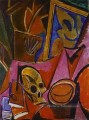 Composition avec un crâne 1908 cubisme Pablo Picasso